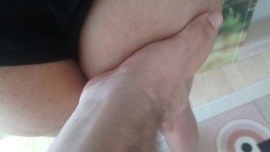 دَسمالی کردن کون منشی سکسی در دفتر کار with my boss