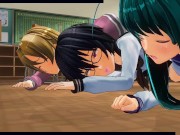 3D HENTAI трейлер Школьницы согласились поучаствовать в оргии