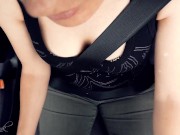 Boobdrive. Driving Cleavage.