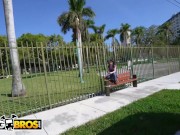 BANGBROS - Rude Student Athena Rayne Turns Into A Sexual Freak With J-mac On The Bang Bus! 1/16