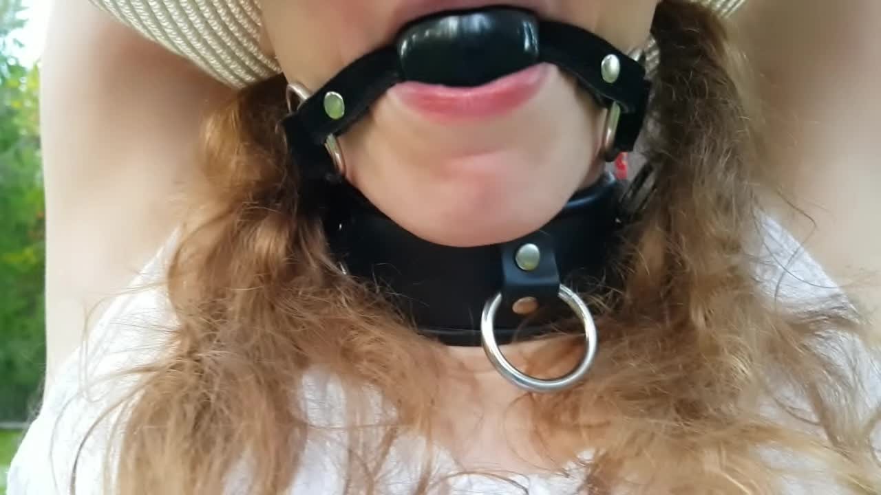 Outdoor Bondage with Diaper and Vibrator - RedTube