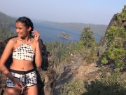 lighting it up, smoking it up in the woods 2/16