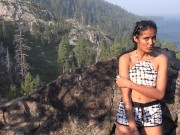 lighting it up, smoking it up in the woods 3/16