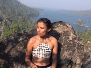 lighting it up, smoking it up in the woods 8/16