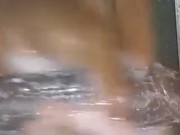 In the shower jerk off