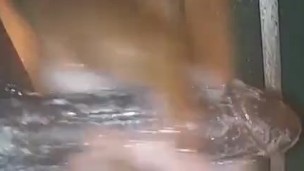 In the shower jerk off