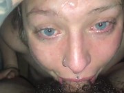 Gettting my throat destroyed by daddy’s hard cock 2/16