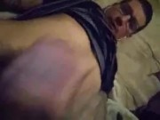 My man stroking that delicious dick