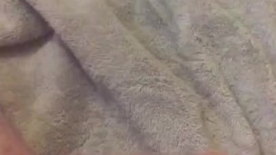Solo jerk off and quick spray of cum