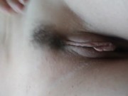 Teasing you with my freshly shaved pussy with a lil bush 14/16