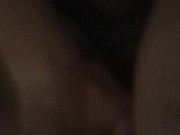 Masturbating