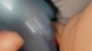 Playing with my dildo