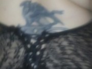Spun tattooed amateur couple play with each other. Sunshyne sucks and fucks BWC