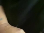 She spit it out sucked it back up and swallowed Best sloppy blow job  ever  11/16