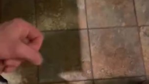 Horny man has quick jerk off nice cock off before bed 