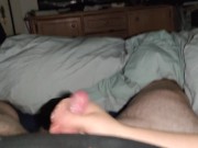 Freundin bringt mich zum abspritzen mit Öl 7/16