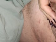 Step sister with long nails touches me immorally intimate at night 15/16