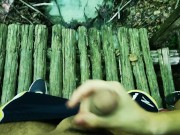 Ci siamo arrapati durante un'escursione e lei ha finito per farmi un pompino all'aperto nel bosco, p 13/16