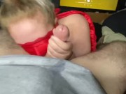 Girlfriend giving sloppy toppy