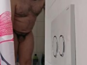 Spy him on morning Shower
