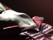 Emo girl has got a *sensitive belly button* Rare Naval Orgasm 5/16