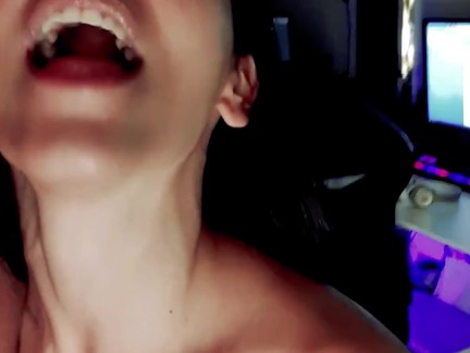 Hot horny brunette drinks hot cumshot before go to bed - Steve Mori leak 2