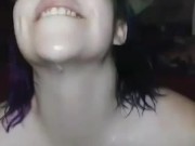 Taking daddy's piss from the cup & deep-throating (regurgitation involved) 7/16