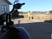 Bikini Babe finds Harley Davidson and uses it to get off with a REVGASM© (Smartphone Version)540 1/16