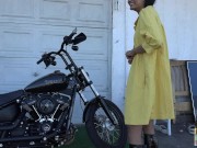 Bikini Babe finds Harley Davidson and uses it to get off with a REVGASM© (Smartphone Version)540 2/16