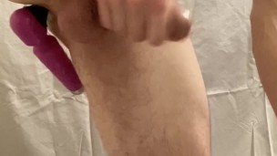 I SUCTIONED GIRLFRIEND'S VIBRATOR TO MY ASS (Huge Cumshot)