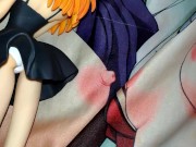 エヴァンゲリオン黒色ワンピースアスカフィギュアぶっかけ顔射オナニー【キモオタク男の喘ぎ声あり】 - Screenshot 3 of 16 - Semen