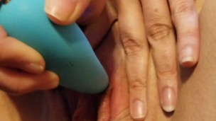 Masturbating while hubby makes dinner. Shhhhh