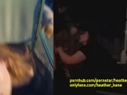 Smoking Blowjob Swallows Cumshot during Hot Summer Nights - Heather Kane 8/16