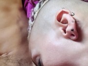 Woke up with my Dick in this Lesbian's Mouth & She Wont let me pull out  Morning Deepthroat Cumshot