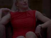Sayonora in red playing with herself