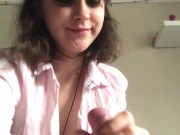 Playing with my boyfriend's dick so my girlfriends get jealous 16/16