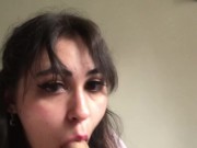 Playing with my boyfriend's dick so my girlfriends get jealous 8/16