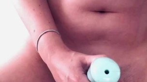 Early morning wet squirt