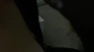 Random Slutty Latina gives sloppy blowjob in Storage Unit 
