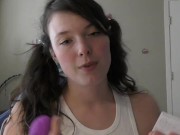 Sucking and Licking Vibrator Sex Toy Review 6/16