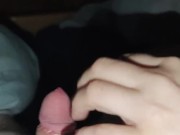 Girlfriend is scratching my dick with her hot long nails 6/16