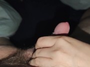 Girlfriend is scratching my dick with her hot long nails 9/16