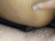 Slutty ghetto black bitch taking daddies white dick 10/16