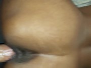 Slutty ghetto black bitch taking daddies white dick 16/16