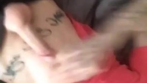 Solo jacking off tease