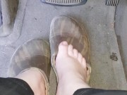 Like feet? - Watch me slide my shoes off in my car *.*