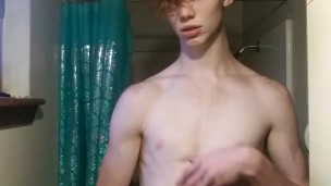 Jerking twink