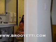 Girl Peeing in Toilet