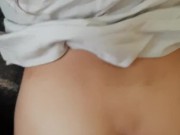 Трахаю сводную сестру страпоном сзади на скрипучей кровати, когда она читает книгу и снимаю от перв 15/16