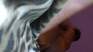Riding his dick so good the sheet cover half of the video